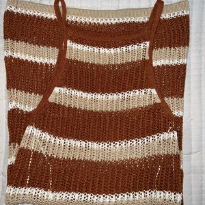 stripped cover up dress